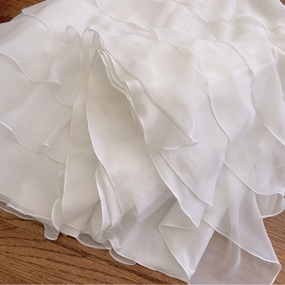 US Angels Organza Multilayer Ruffle Dress - Picture 2 of 14
